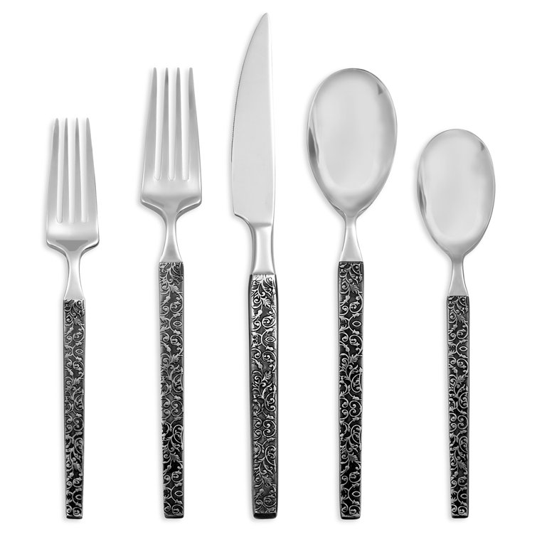 Argent Orfevres™ Tuscany Stainless Steel Flatware Set of 20 Wayfair